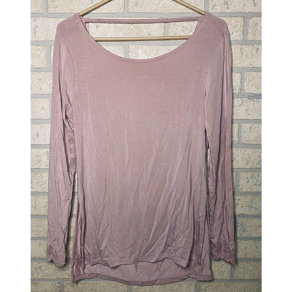 fabletics pink long-sleeved top size M